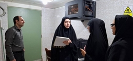 بازدید بازرس اداره HSE دانشگاه علوم پزشکی و خدمات بهداشتی درمانی شیراز از بیمارستان بعثت اشکنان 